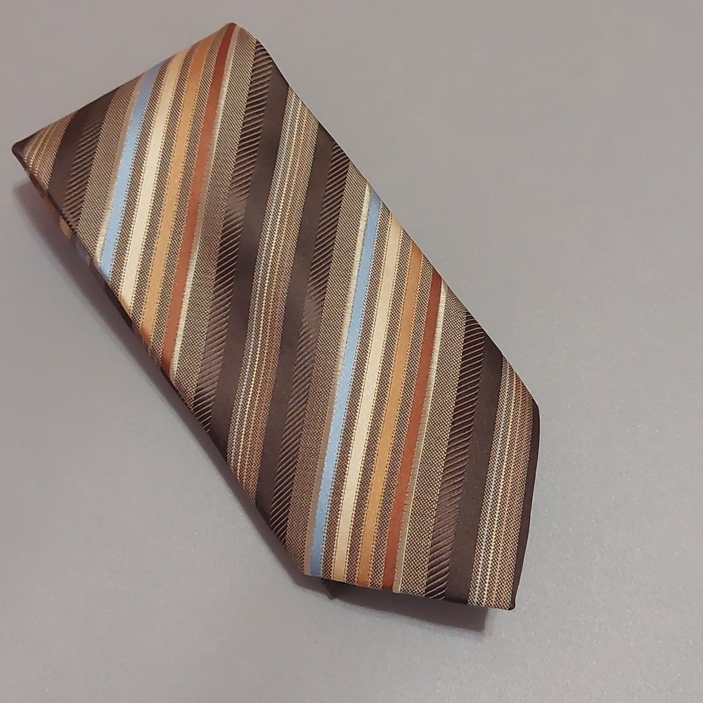 Haggar Handmade Striped Neck Tie
